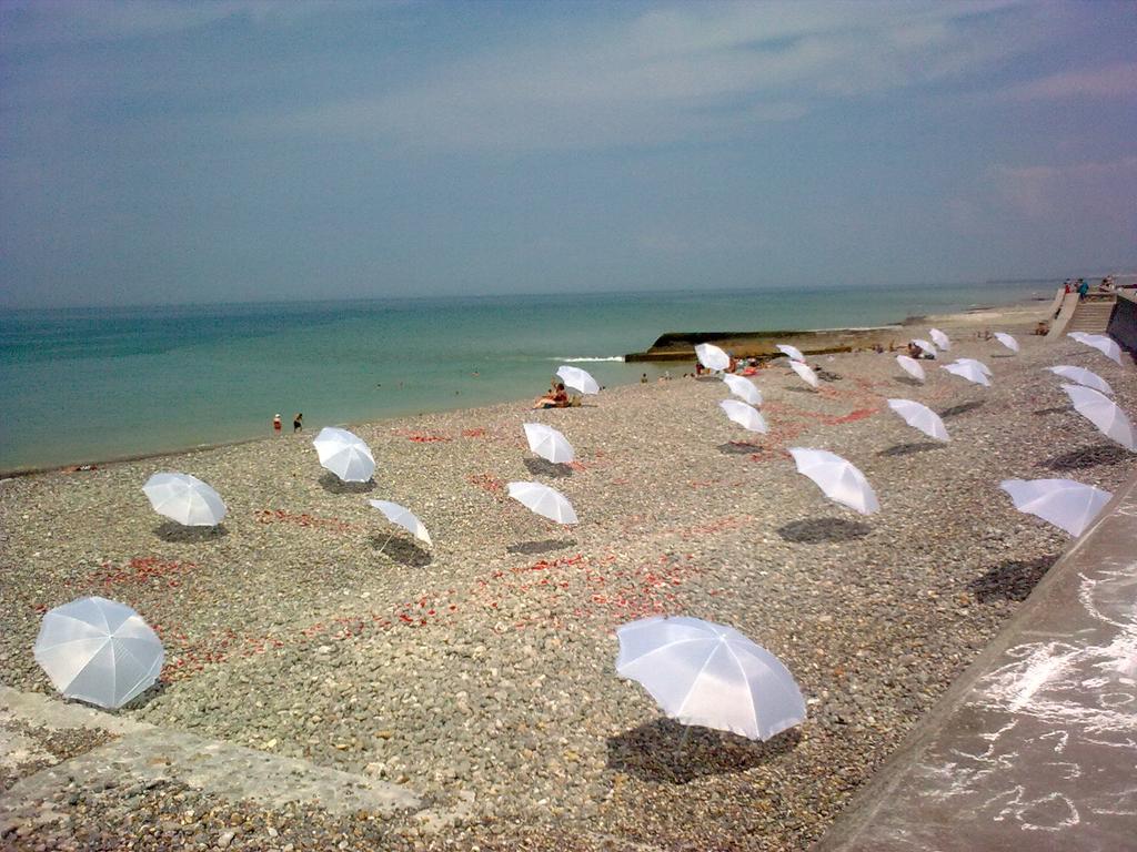 La Plage en Normandie Pourville-sur-Mer Extérieur photo